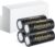 4 Pack Flat Top Battery Case Set, Ni-MH ABCTOY26650 Battery for Flashlights, Headlights, Fans, Doorbells, Cameras, Toys, Digital Cameras
