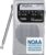 NOAA Weather Radio – Emergency NOAA/AM/FM Battery Operated Portable Radio with Best Reception and Longest Lasting Transistor. Powered by 2 AA Battery with Mono Headphone Socket, by Vondior (Silver)