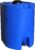 WaterPrepared Stackable Plastic Drinking Water Storage Tank with Spigots, 55 Gallon, Blue – Portable Emergency Hydration Container for Survival or Disaster Preparedness