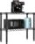 MZG 220 lbs 2 Tier Storage Rack Metal Wire Shelving Unit, Storage Standing Household Shelf Organizer for Laundry Bathroom Kitchen Pantry Closet Basement Utility Room, Black 11.8″ D x 27.6″ W x 23.4″ H