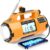 Hand Crank Emergency Radio with NOAA Weather Alert, Replaceable Battery, Rechargeable Portable Solar SW/AM/FM Radio, Clock SOS Alarm & Flashlight Headphone Jack Emergencies