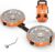 Cofiyard 20,000 BTUs 2 Burner Propane Camping Stove, Portable Folding Camp Stove with Adjustable Burners, Regulator and Carrying Bag, Dual Gas Stoves Easy Carrying Handle for Tailgating, Camping, BBQ