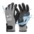 toolant 100% Waterproof Gloves for Men and Women, Winter Work Gloves for Cold Weather, Touchsreen, Thermal Insulated Freezer Gloves, With Grip, Grey, Large
