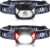 Lepro HeadLamp, 2 Pack Super Bright LED Head lamp with 6 Lighting Modes, Waterproof, Battery Powered LED Lightweight Headlight for Cycling Running Camping for Kids Adults