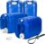 Legacy Food Storage Emergency Water Storage Containers, Long Term 5 Gallon Water Tank – 4 Stackable Food Grade Tanks Included, for Camping, Prepping, Survival – 20 Gallon Total Capacity