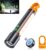 ADDplus Magnetic Flashlight Rechargeable,Flashlights High Lumens with 9 Modes,Waterproof, Adjustable,Powerful Flash Light,Emergency Multi-Flashlights for Home,Car,Hiking,Camping (1, Black)