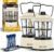 LUXPRO Retro LED Lantern – Battery-Powered Emergency Lantern – Water Resistant – Bright LED Lamp for Indoor & Outdoor Use – Use for Tents, Hiking or Hurricane Prep (Beige, Pack of 2)