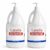 Latalia Large Hand Sanitizer Refill Gallon | Pack of 2 Moisturizing Hand Sanitizer Bulk Travel Size | Unscented Hand Sanitizer Gel for School, Office, Home, Business & Public Use (128 Fl. Oz, 3786 ml)