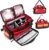 Empty Medical Bag First Aid Bag Home Health,First Aid Storage with Detachable Divider Medical Supplies Emergency Responder for Nursing Student,Therapist,Doctors