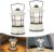 Consciot CL1 Mini Dual Light Sources LED Lantern, Retro Style Battery Powered Lamp, Dimmable Warm White and Daylight Modes, Up to 200H Run Time, Portable Atmosphere Lights for Indoor & Outdoor Use