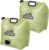 Camping Water Container 2 Gallon Collapsible Water Jug with Spout – Reusable Plastic Flasks, Foldable Empty Gallon Jug for Water Storage, Water Bag for Outdoor Hiking Emergency Prep (2 Pack)