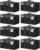 8 Pack Extra Large Heavy Duty Moving Bags, Black Storage Bins with Lids, Reinforced Handles & Heavy-Duty Zippers Moving Boxes Storage Bags Totes for Clothes Packing, Dorms, College Supplies, Black
